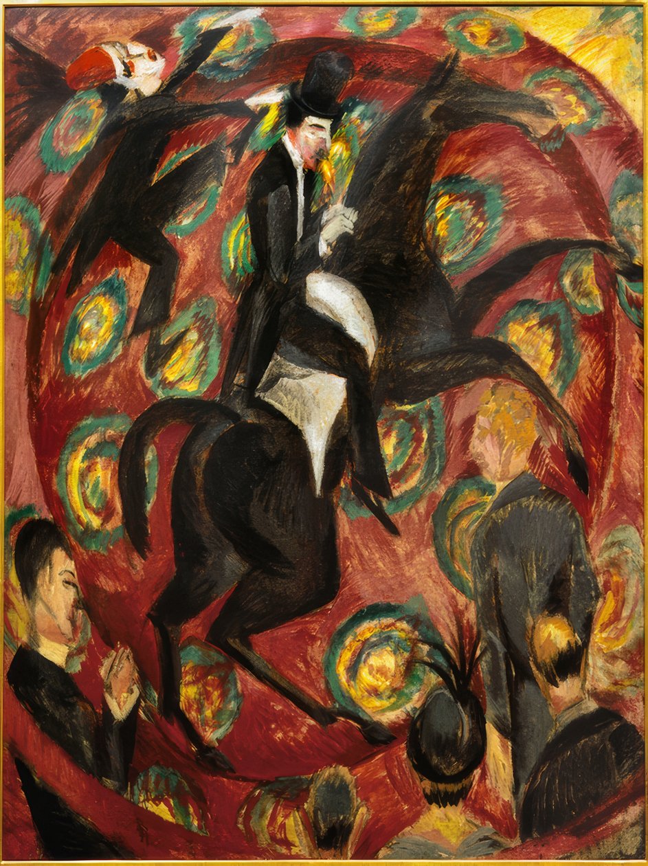 Cirkuszlovas alkotó: Ernst Ludwig Kirchner