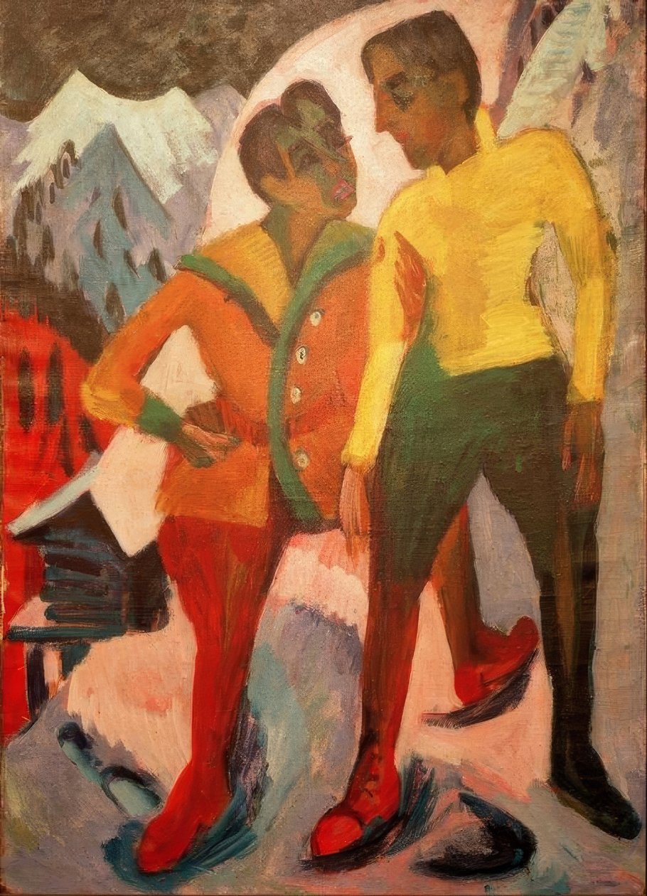 Két Mardersteig testvér alkotó: Ernst Ludwig Kirchner