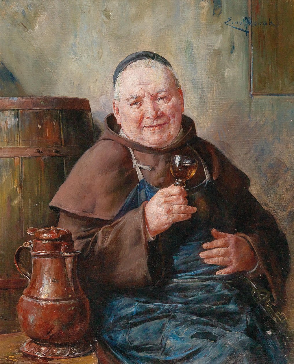 Élvezi a szünetet alkotó: Ernst Nowak