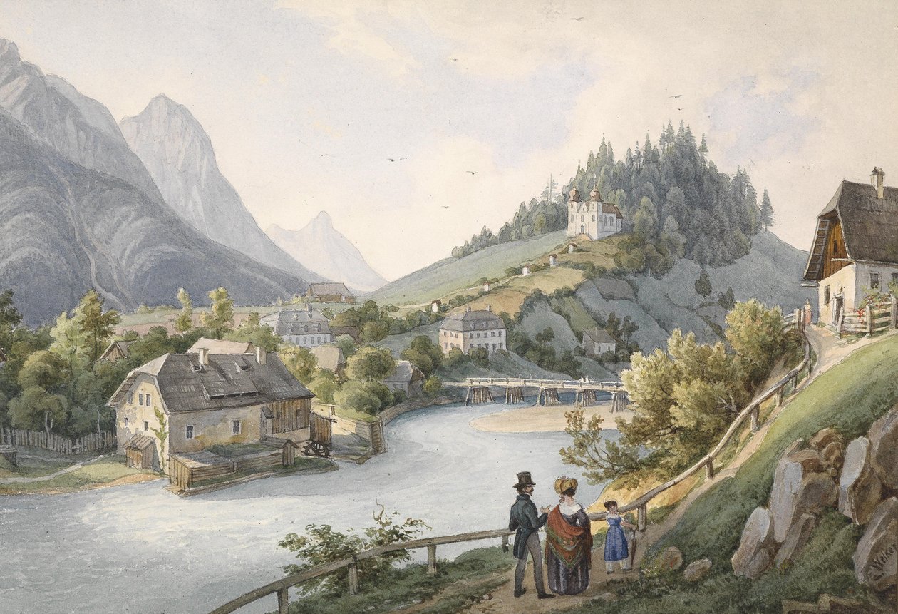 Motívum Bad Ischlből alkotó: Ernst Welker