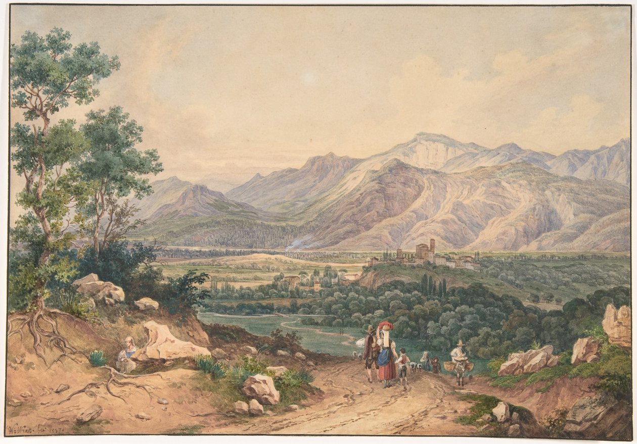 Kilátás Libanonra alkotó: Ernst Welker