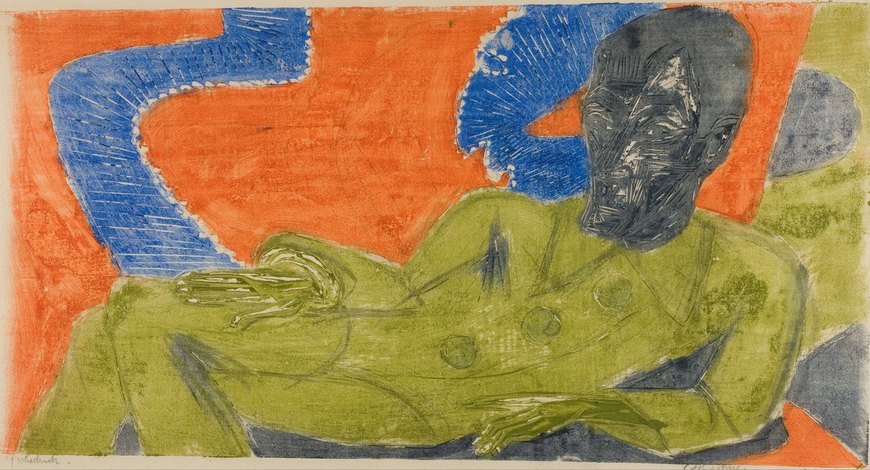 Otto Müller portréja alkotó: Ernst Ludwig Kirchner