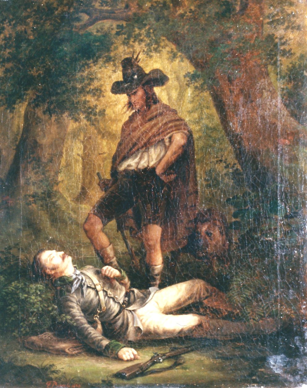 1852-The shot forester, szerk. alkotó: Ernst Bosch