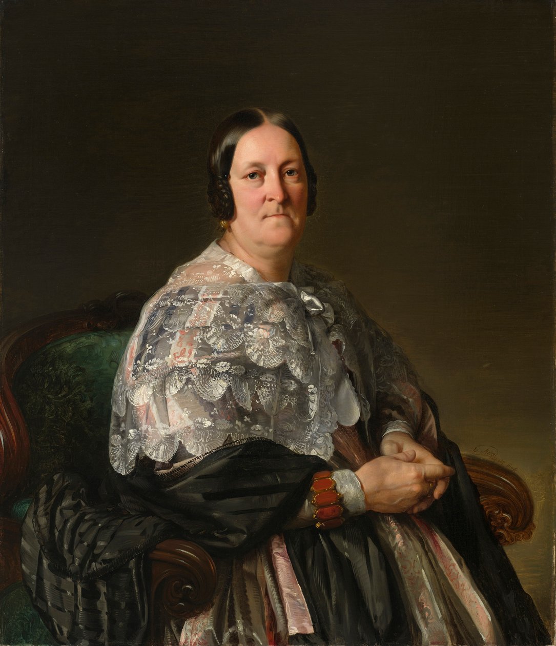Mária Terézia Freiin von Jakomini portréja alkotó: Ernst Christian Moser