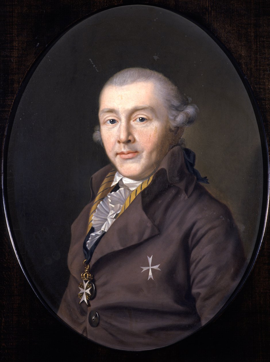 August szász-gothai altenburgi herceg portréja, 1795 alkotó: Ernst Christian Specht