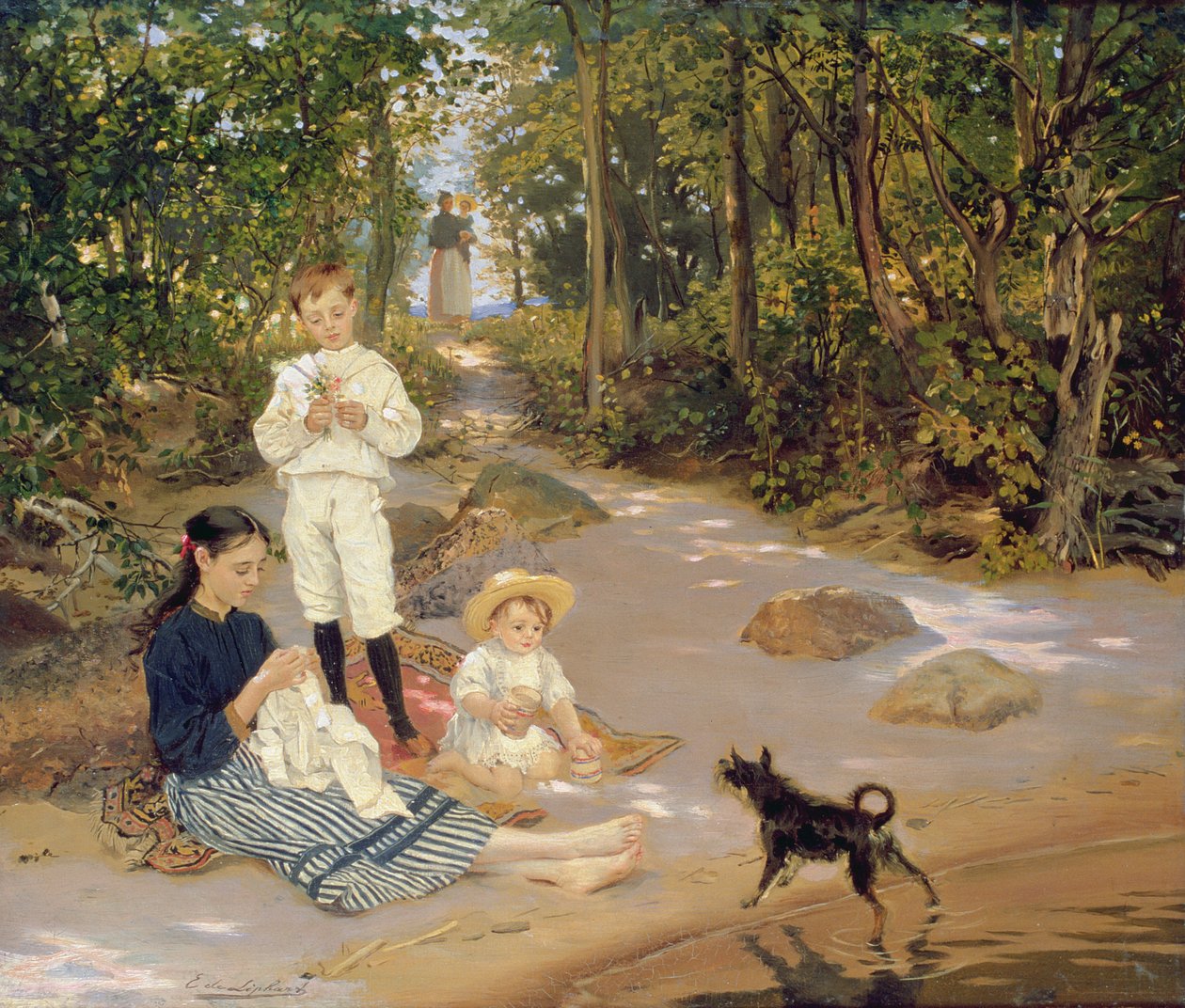 Művészcsalád, 1880-as évek alkotó: Ernst Friedrich von Liphardt