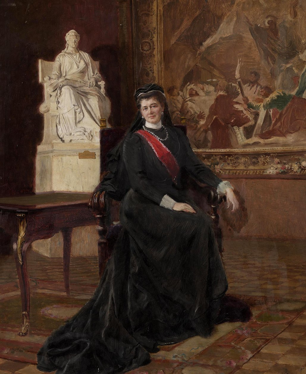 Marija Pavlovna orosz nagyhercegnő özvegyként alkotó: Ernst Friedrich von Liphart