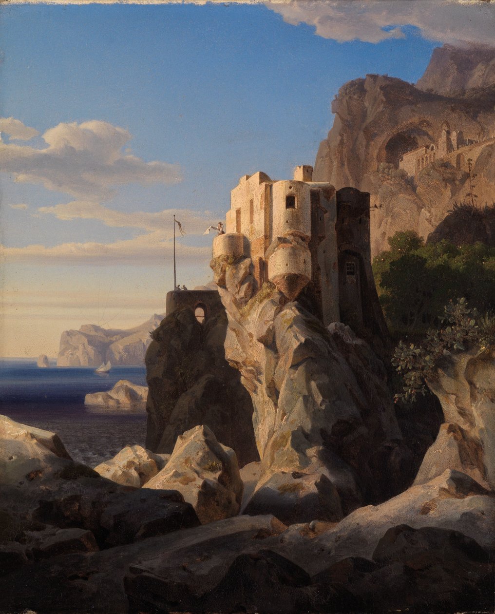 San Francesco Amalfi mellett alkotó: Ernst Fries