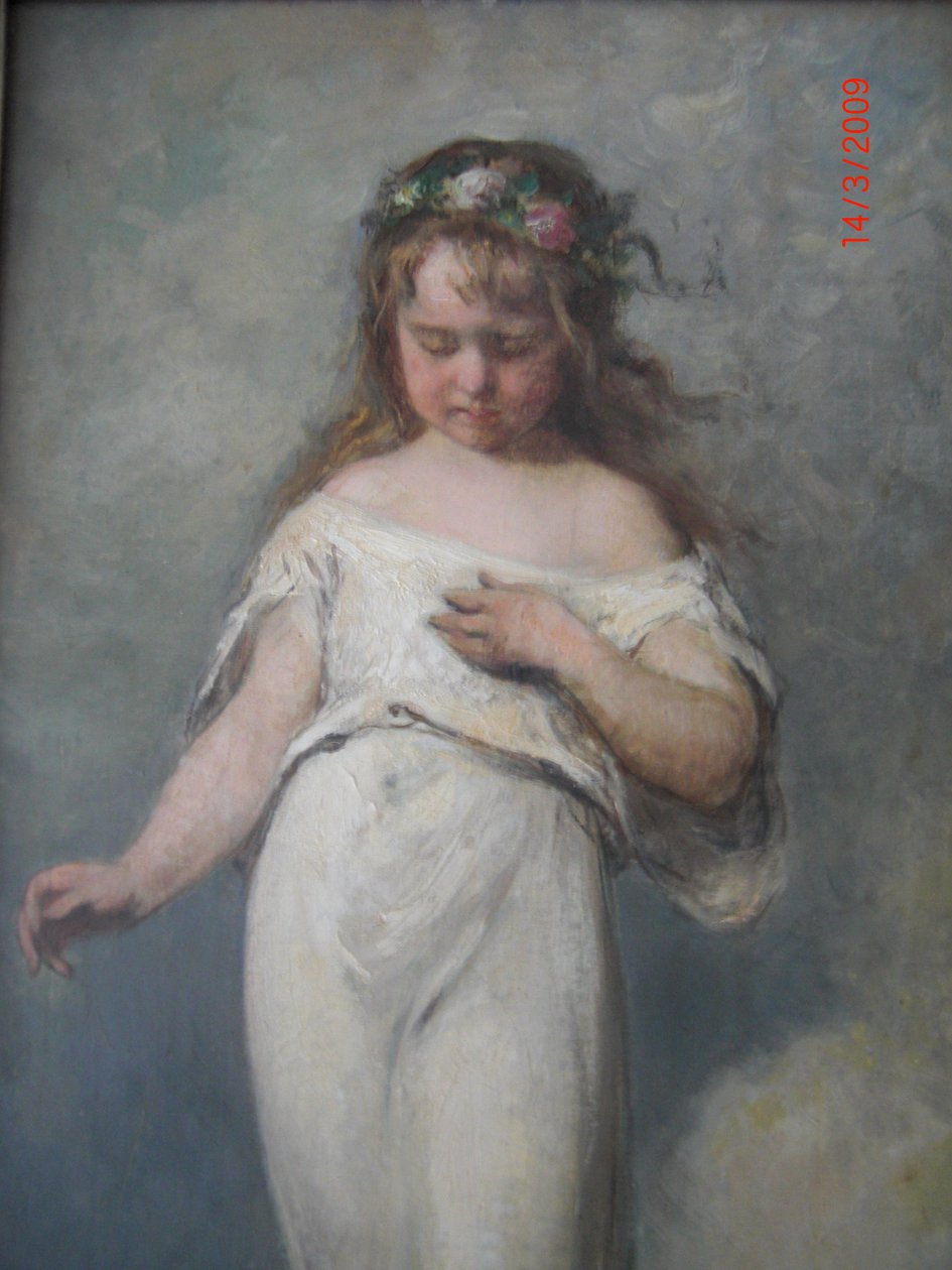 Erzsébet (1871-1879), a művész második legidősebb lánya alkotó: Ernst Hildebrand