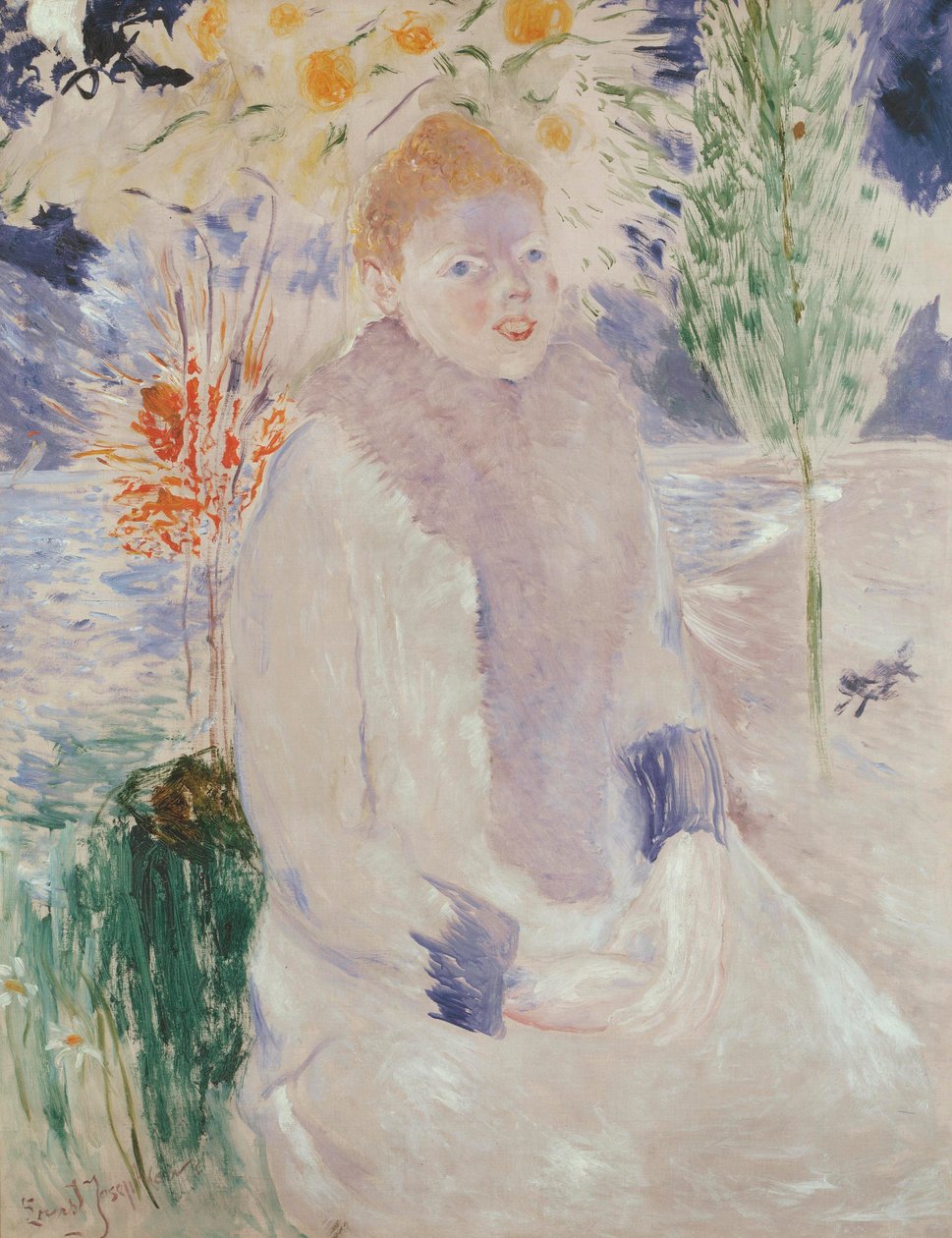 Hölgy portréja, 1890-1900 körül alkotó: Ernst Josephson
