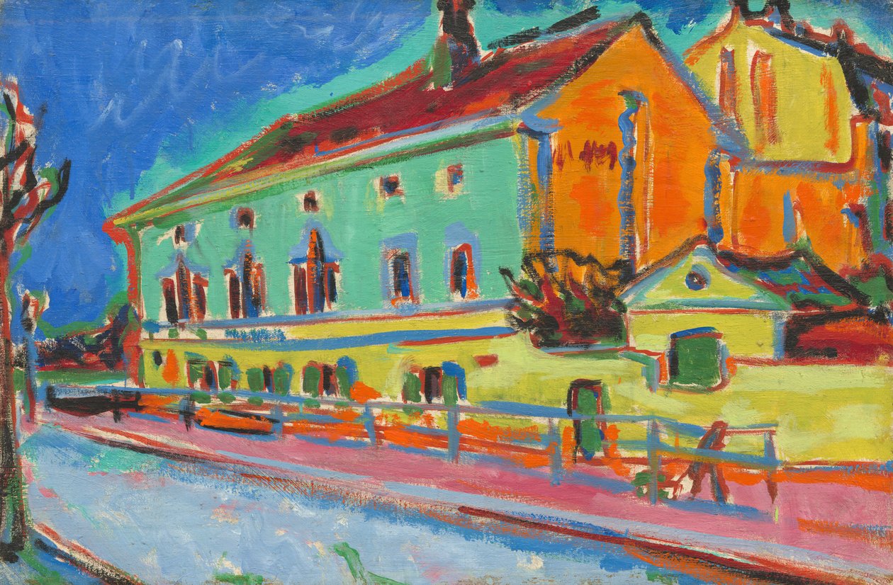 Bellevue táncház [előlap], 19091910. alkotó: Ernst Ludwig Kirchner