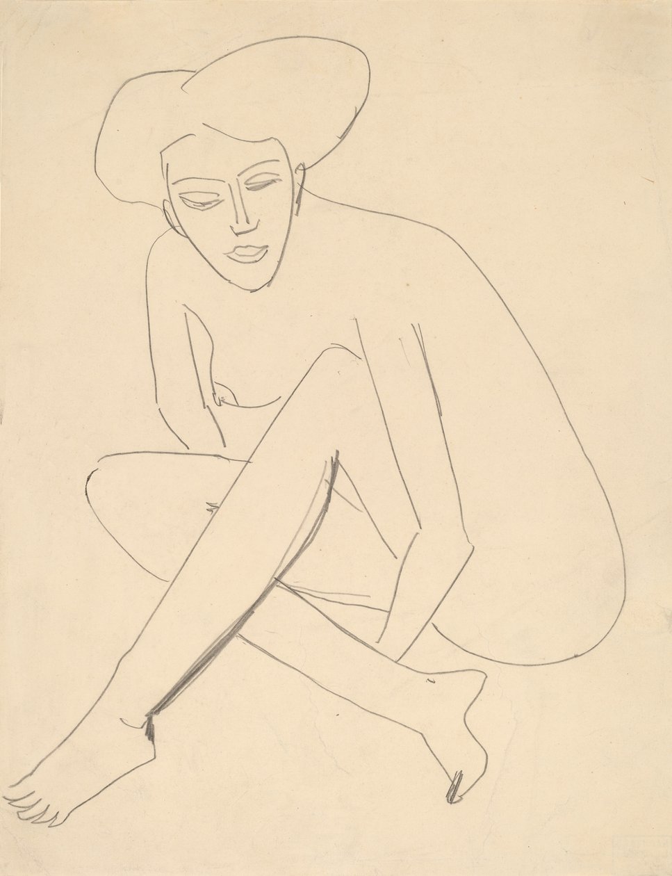 Dodo ülve, 1910. alkotó: Ernst Ludwig Kirchner