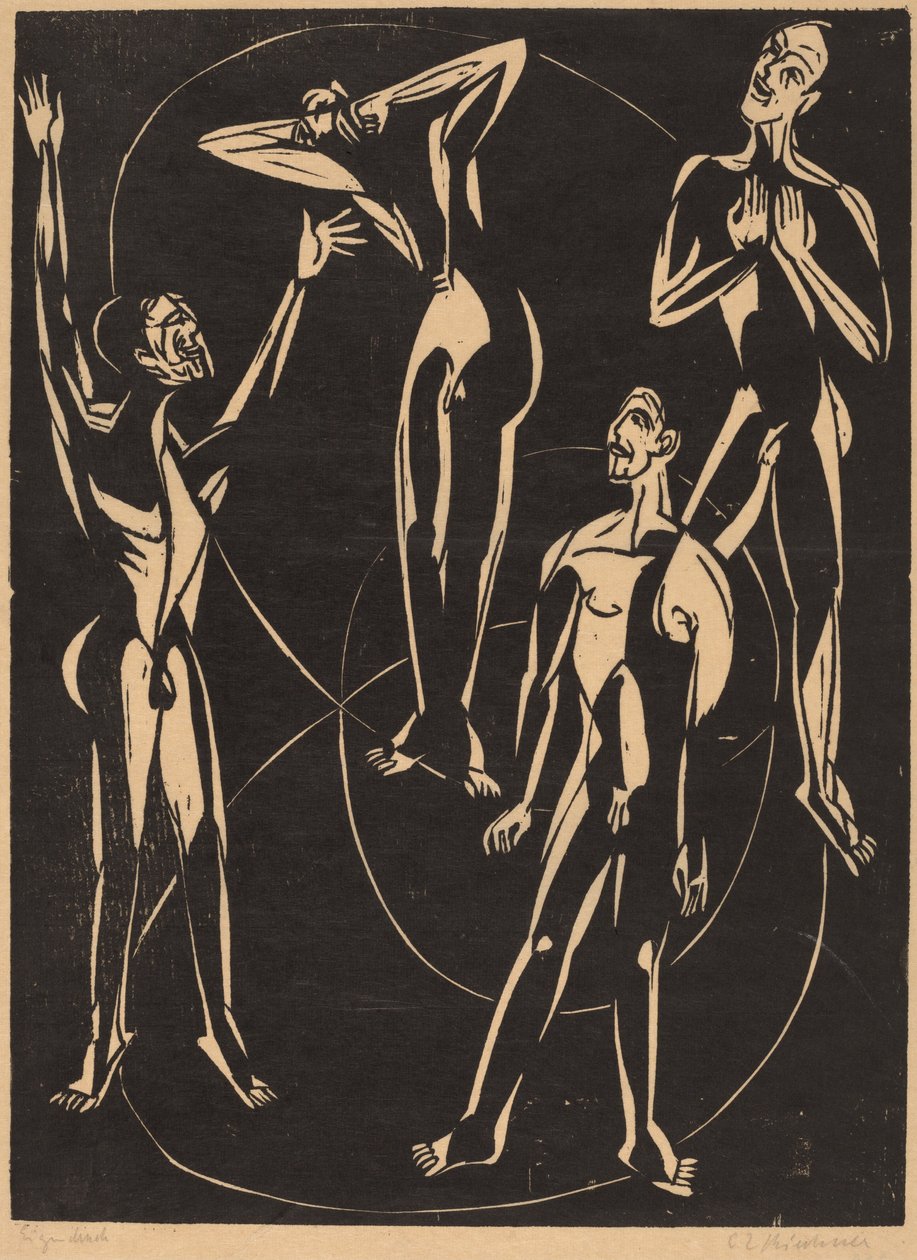 Érzések, 1937. alkotó: Ernst Ludwig Kirchner