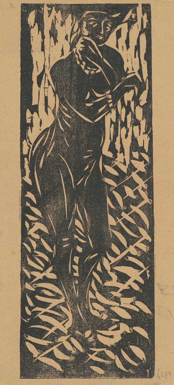 Akt ékszerekkel, 1906. alkotó: Ernst Ludwig Kirchner
