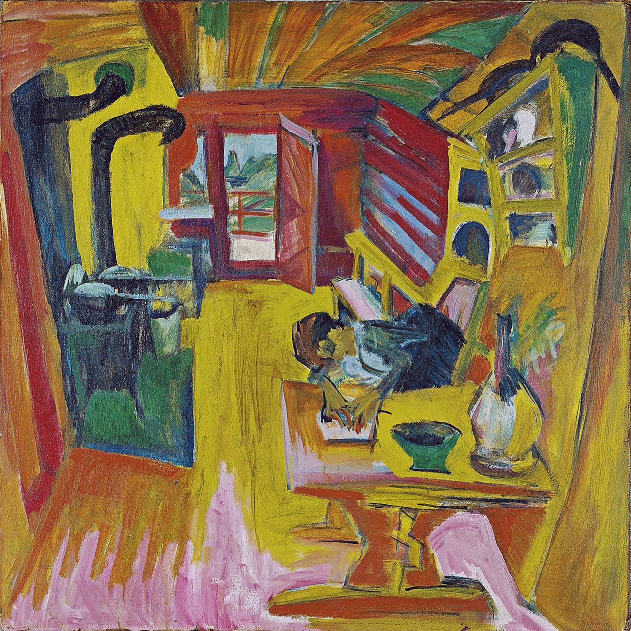 Alpesi konyha, 1918 alkotó: Ernst Ludwig Kirchner