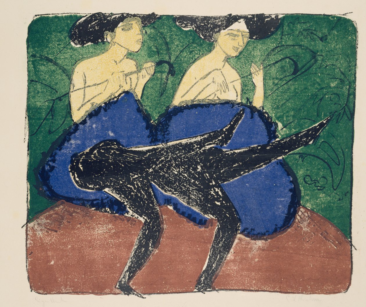 Amerikai lányok alkotó: Ernst Ludwig Kirchner