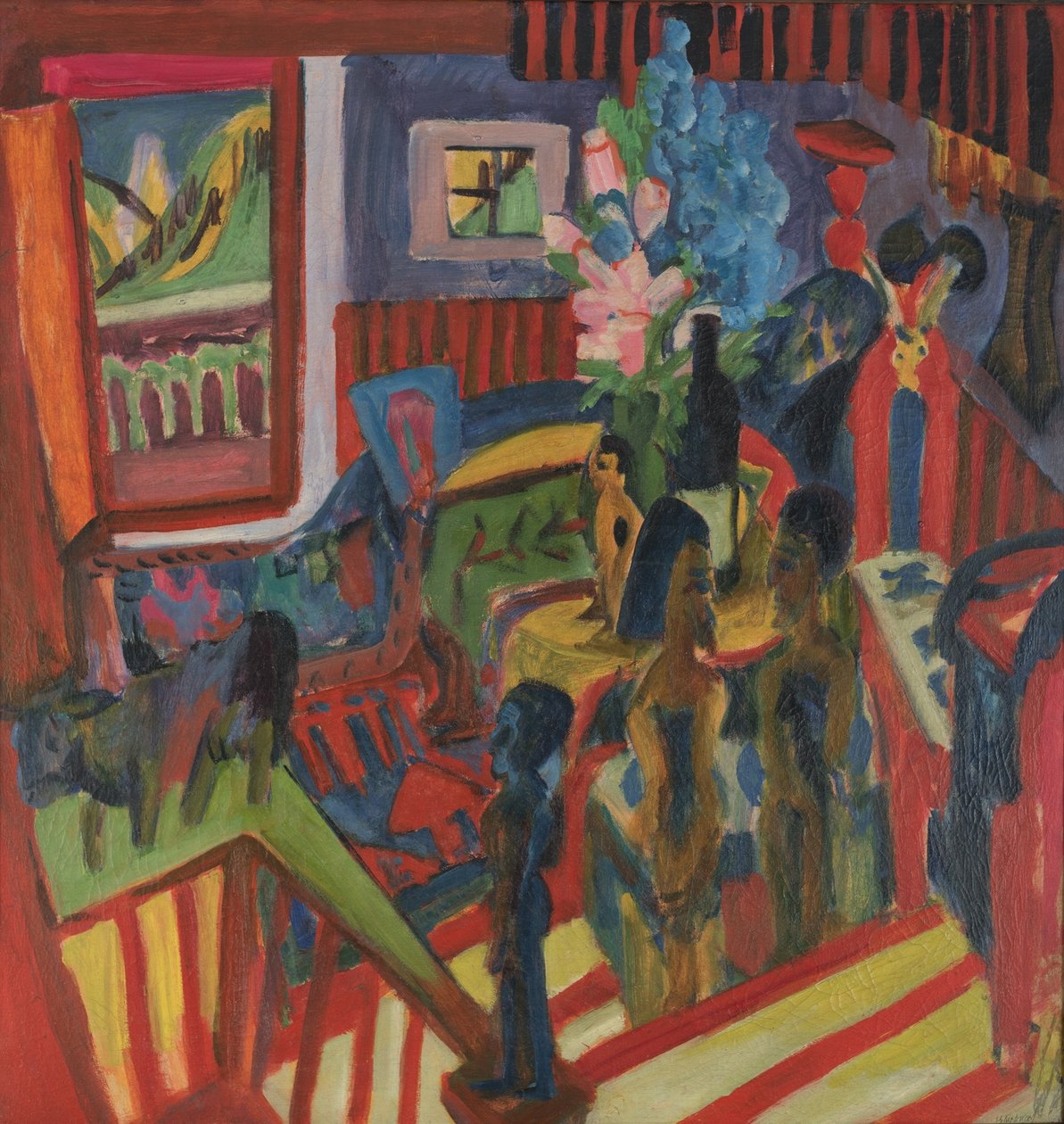 Műhely sarok alkotó: Ernst Ludwig Kirchner