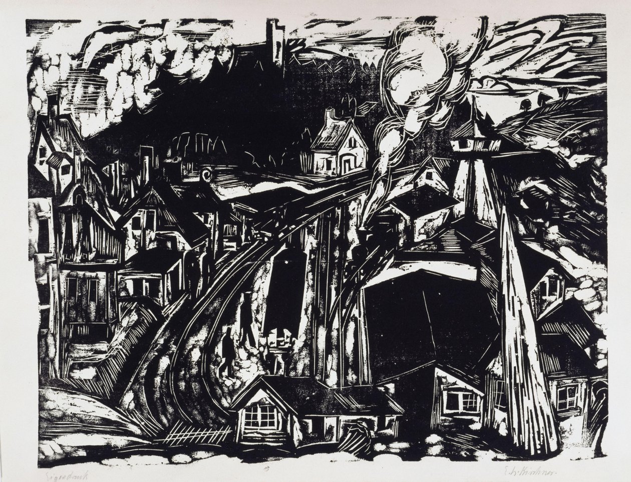 Königstein im Taunus vasútállomás alkotó: Ernst Ludwig Kirchner