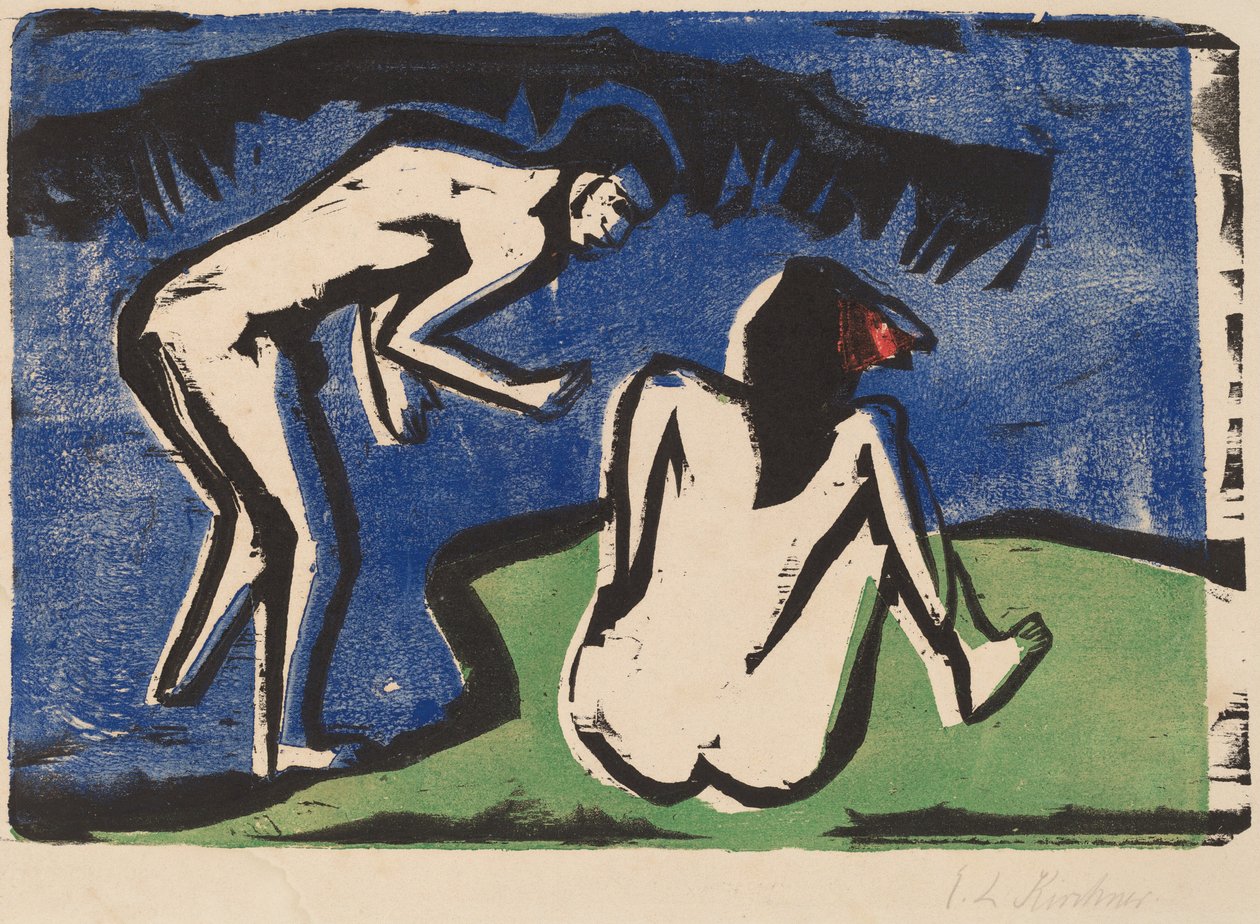 Fürdő pár alkotó: Ernst Ludwig Kirchner