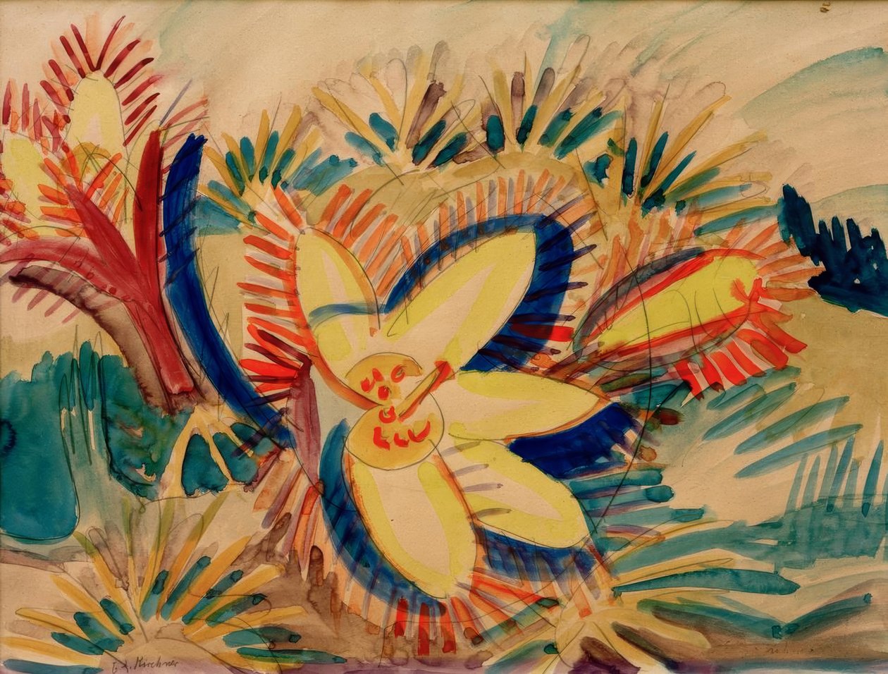 Berganemone alkotó: Ernst Ludwig Kirchner