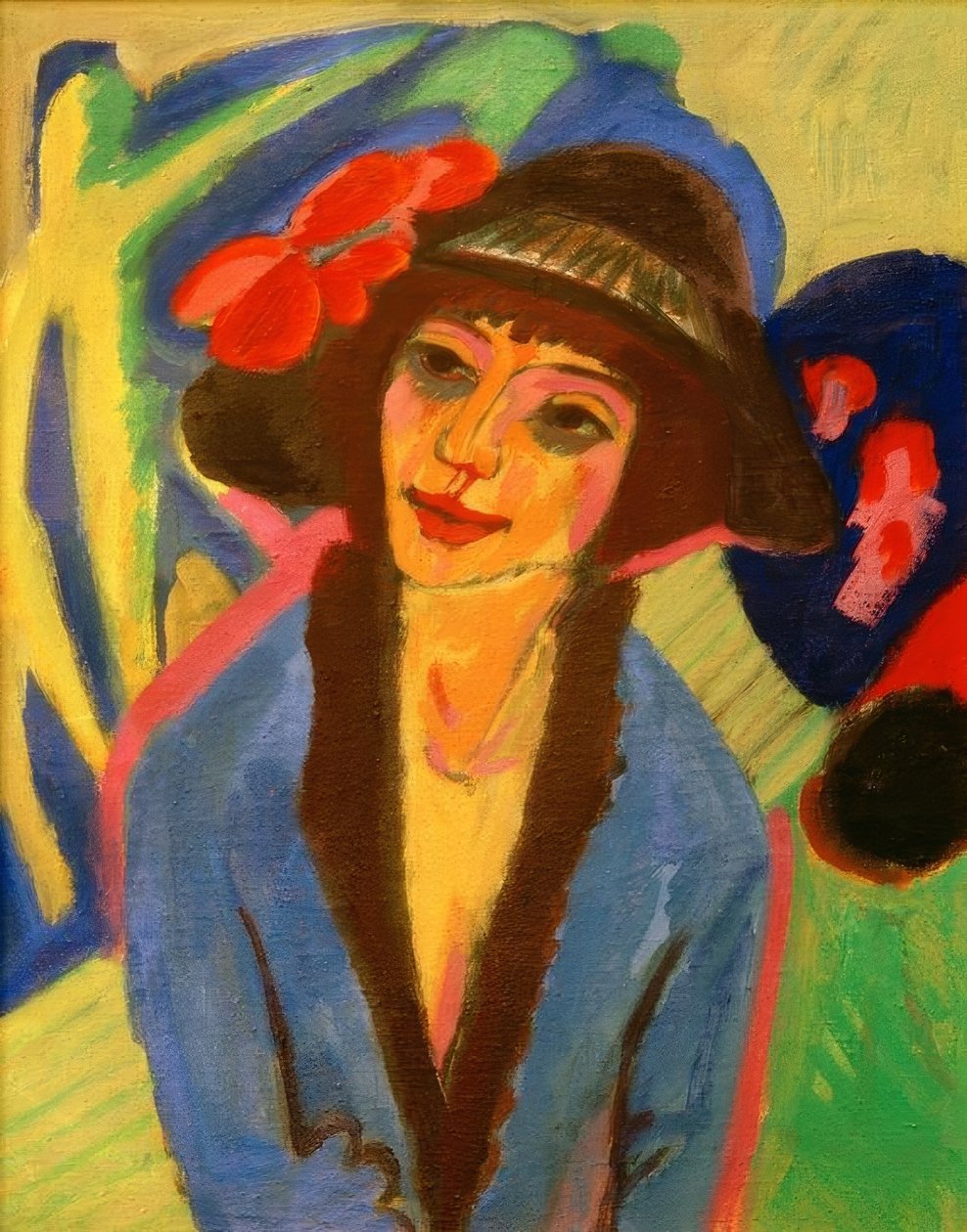 Gerda portréja alkotó: Ernst Ludwig Kirchner