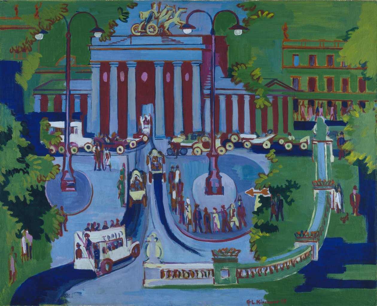 Brandenburgi kapu alkotó: Ernst Ludwig Kirchner