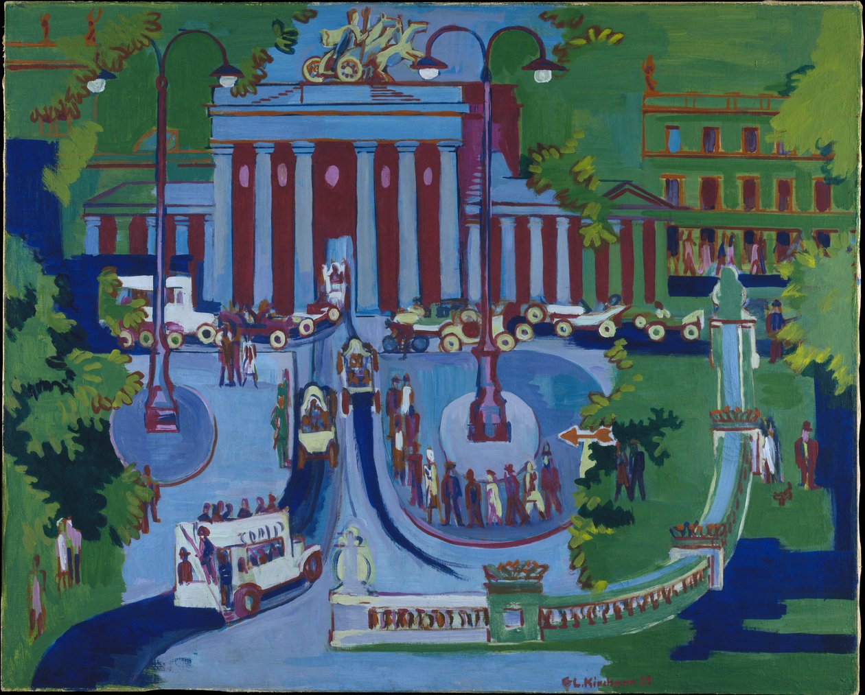 Brandenburgi kapu alkotó: Ernst Ludwig Kirchner