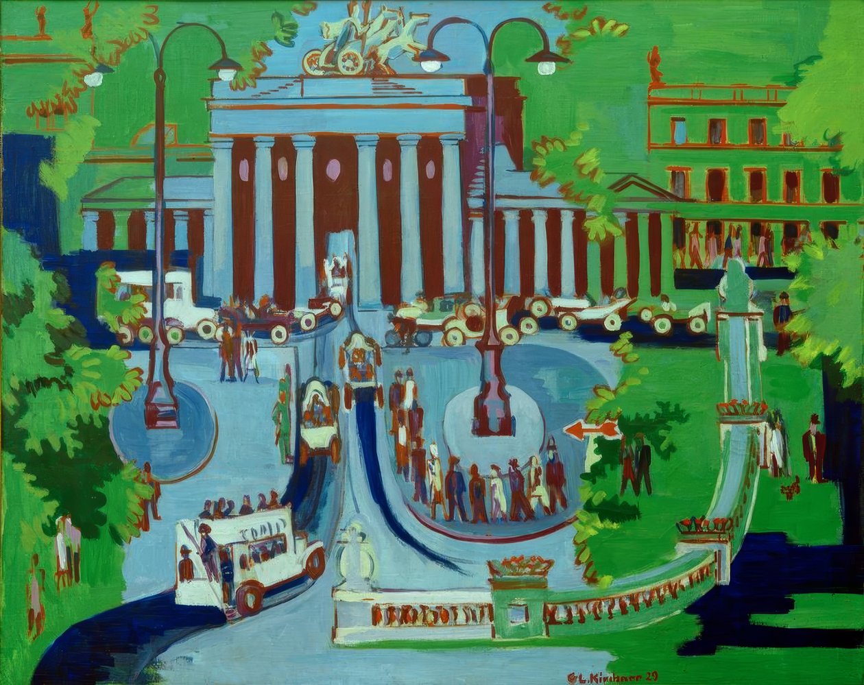 Brandenburgi kapu, Berlin alkotó: Ernst Ludwig Kirchner