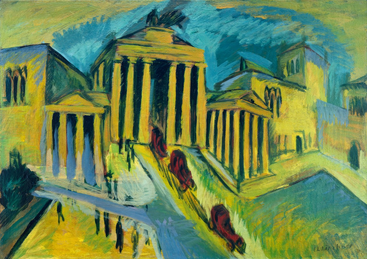 Brandenburgi kapu, Berlin alkotó: Ernst Ludwig Kirchner