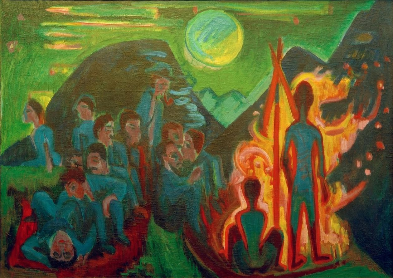 Szövetségi tűz alkotó: Ernst Ludwig Kirchner