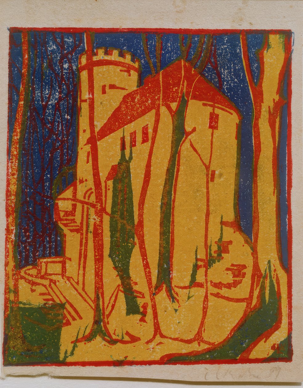 Rabenstein kastély alkotó: Ernst Ludwig Kirchner