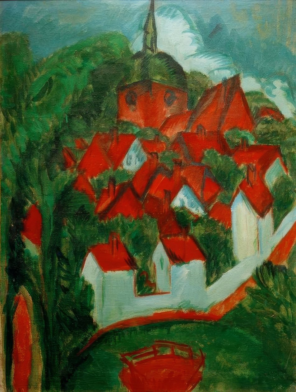 Fehmarn kastélya alkotó: Ernst Ludwig Kirchner