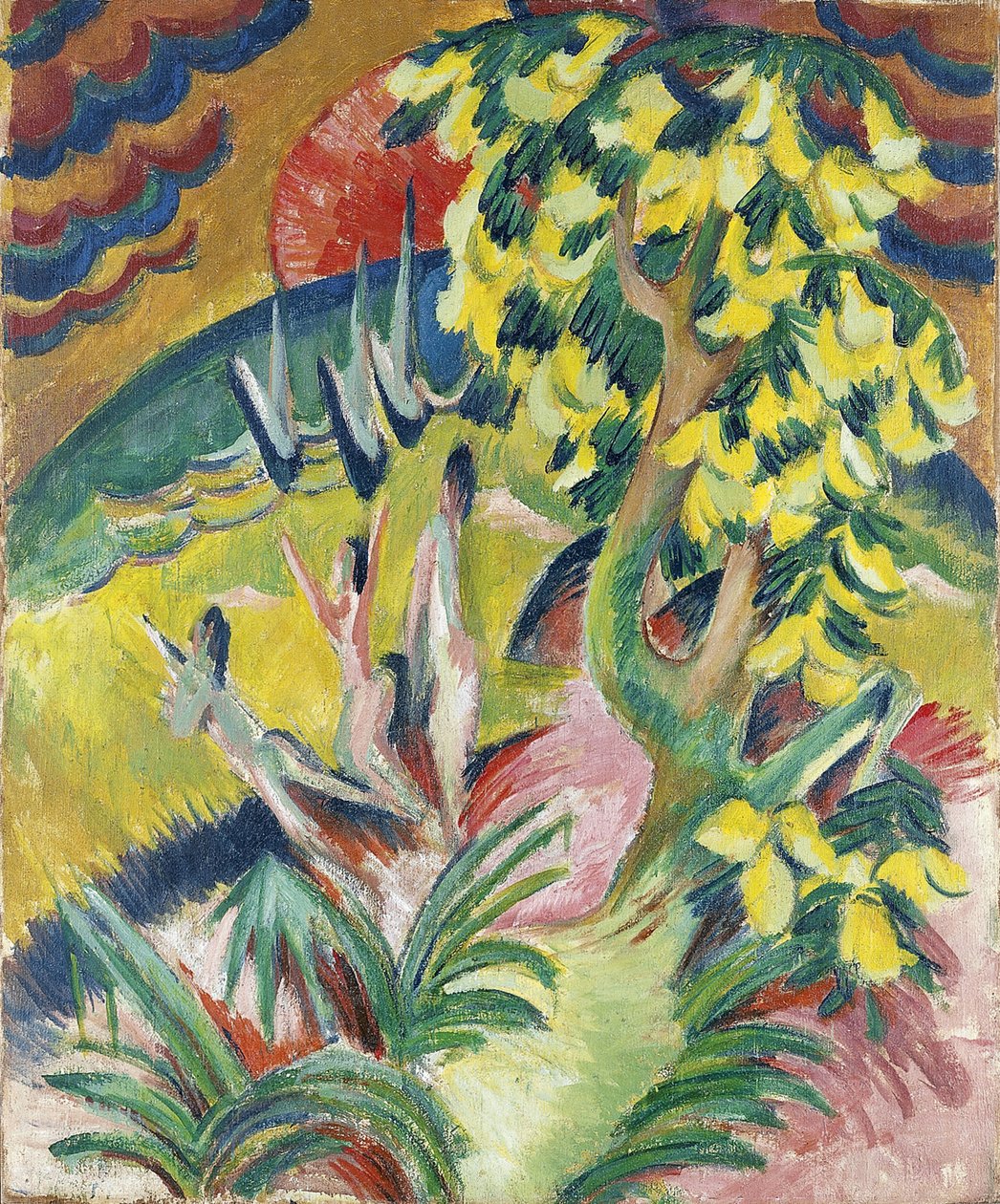 Curving Bay, c. 1914 alkotó: Ernst Ludwig Kirchner