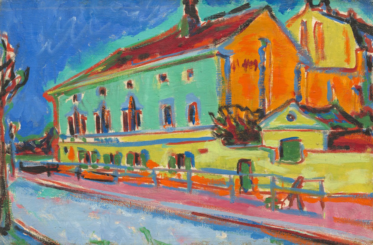 Bellevue táncház, 1909-10 alkotó: Ernst Ludwig Kirchner