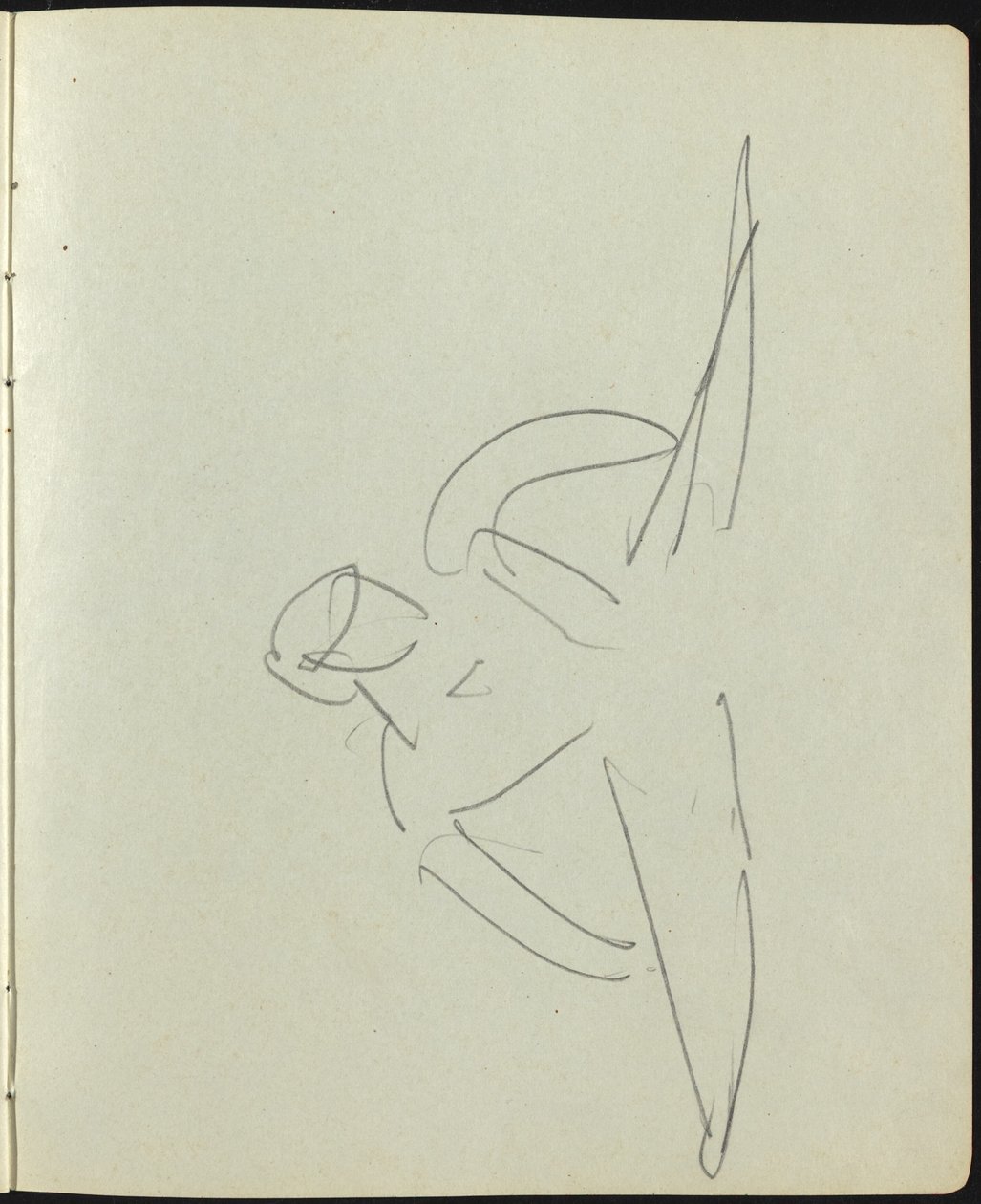 Táncosok és előadók (Oldal egy vázlatfüzetből) alkotó: Ernst Ludwig Kirchner