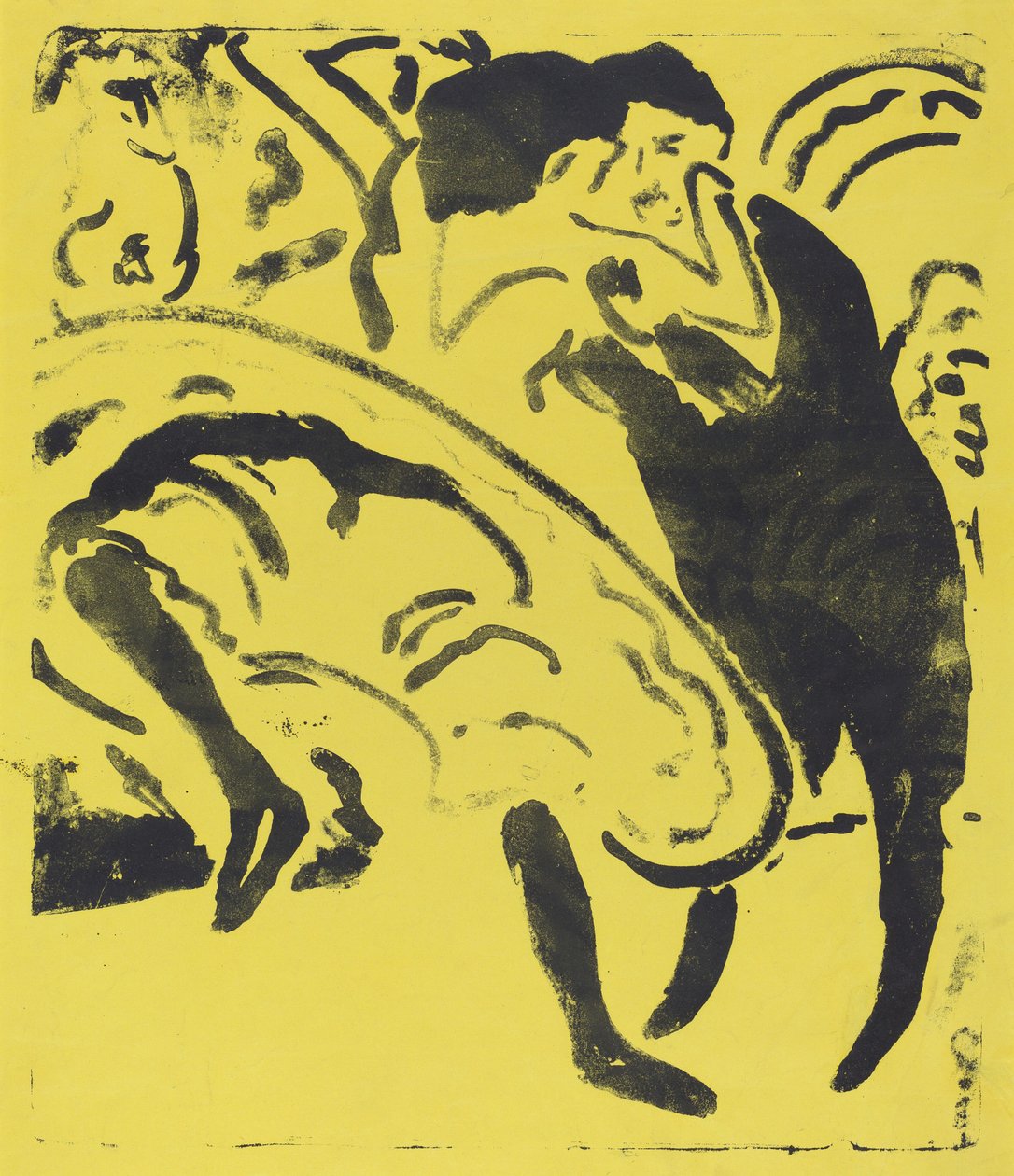 Táncoló pár alkotó: Ernst Ludwig Kirchner