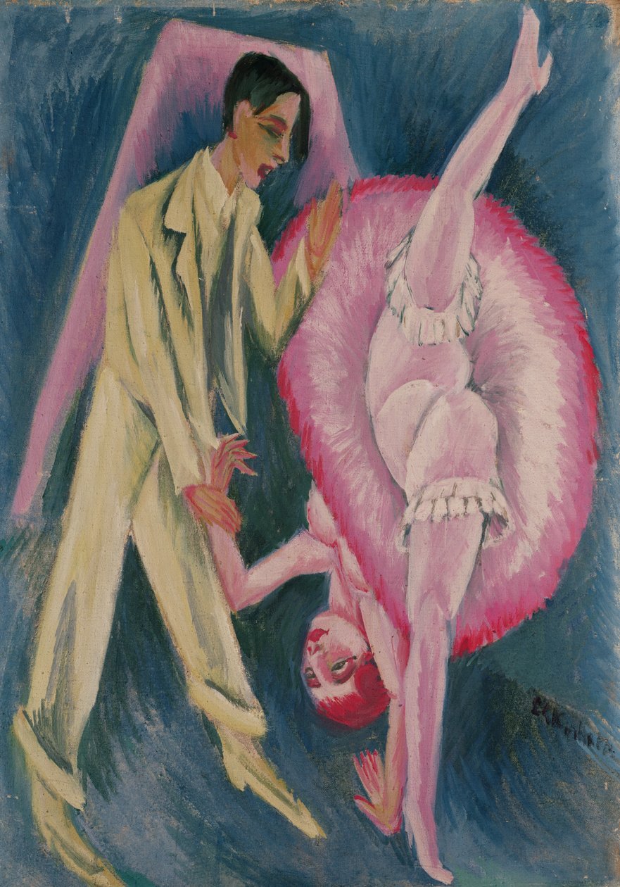 Táncoló pár, 1914 alkotó: Ernst Ludwig Kirchner