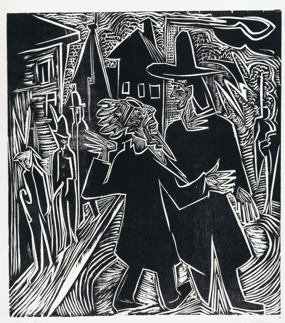 Dávid és Absalom alkotó: Ernst Ludwig Kirchner