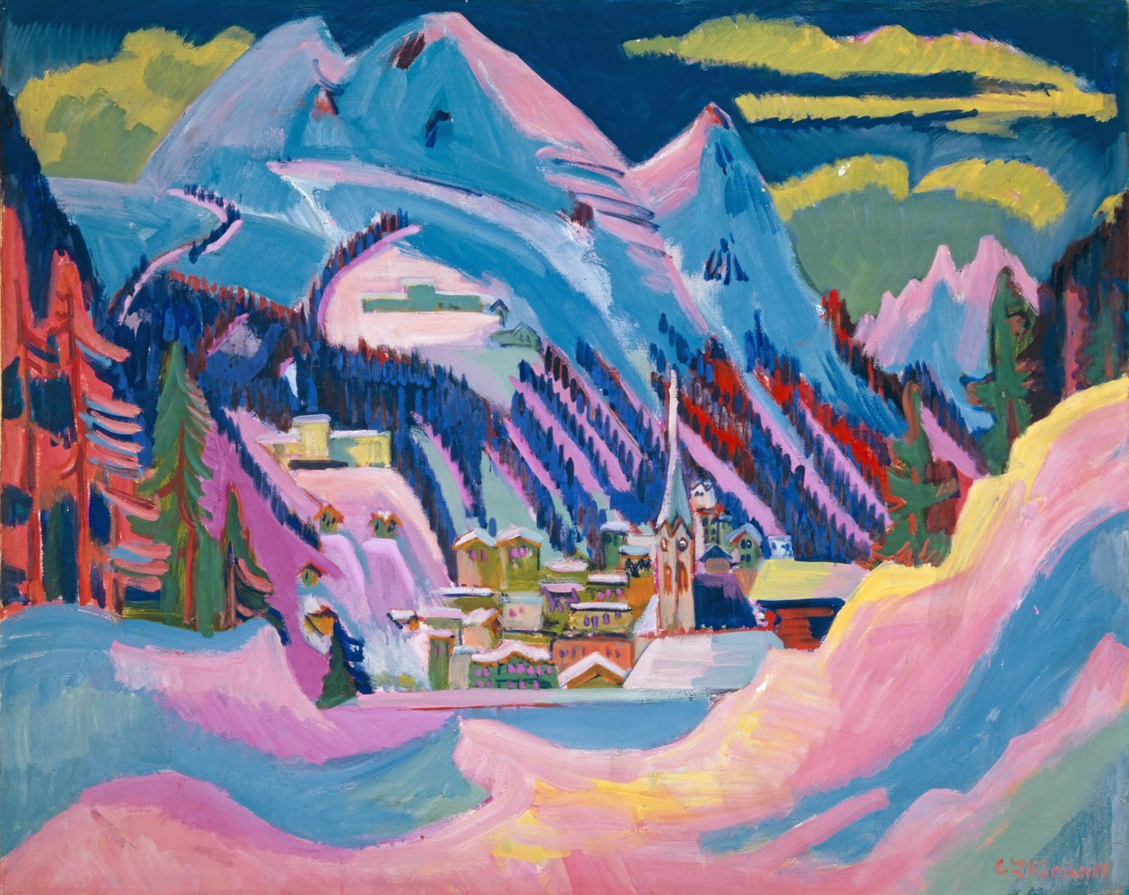 Davos télen, 1923 alkotó: Ernst Ludwig Kirchner