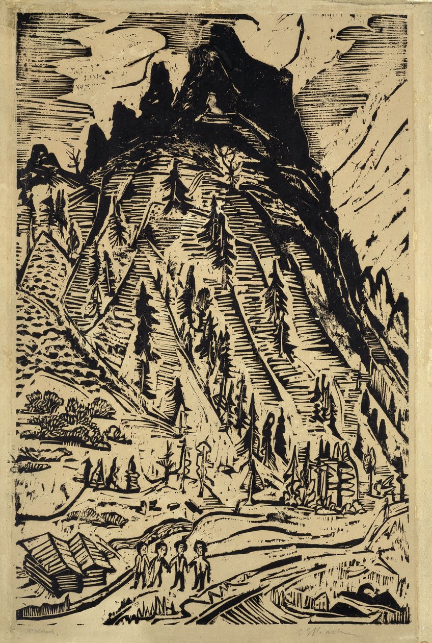 A hegy alkotó: Ernst Ludwig Kirchner