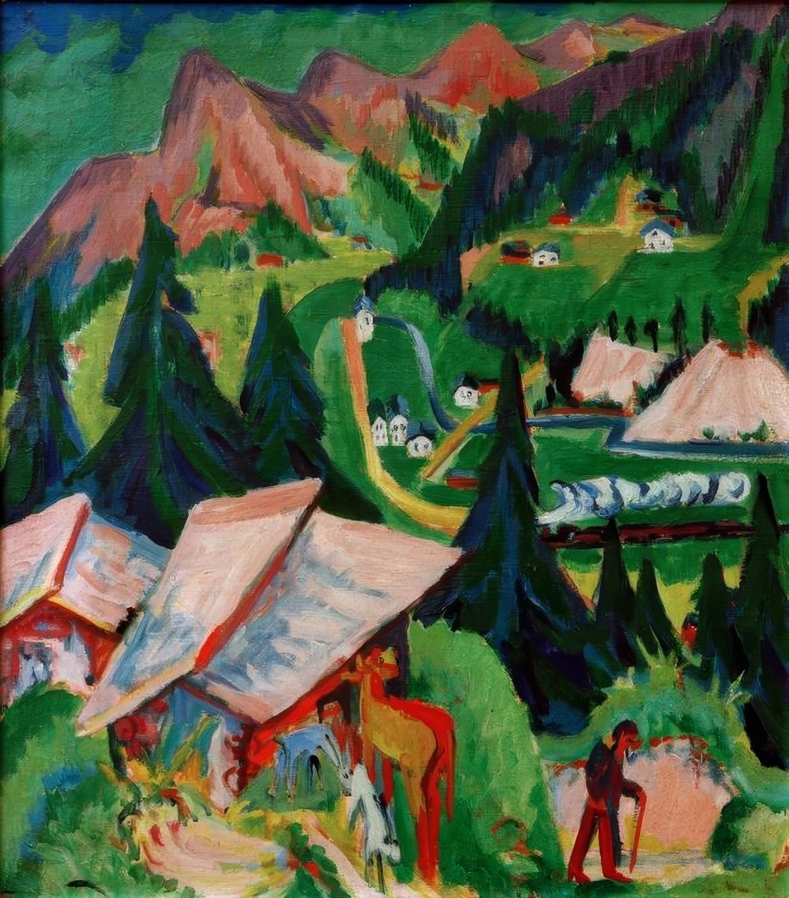 A Junkerboden a stafelből alkotó: Ernst Ludwig Kirchner