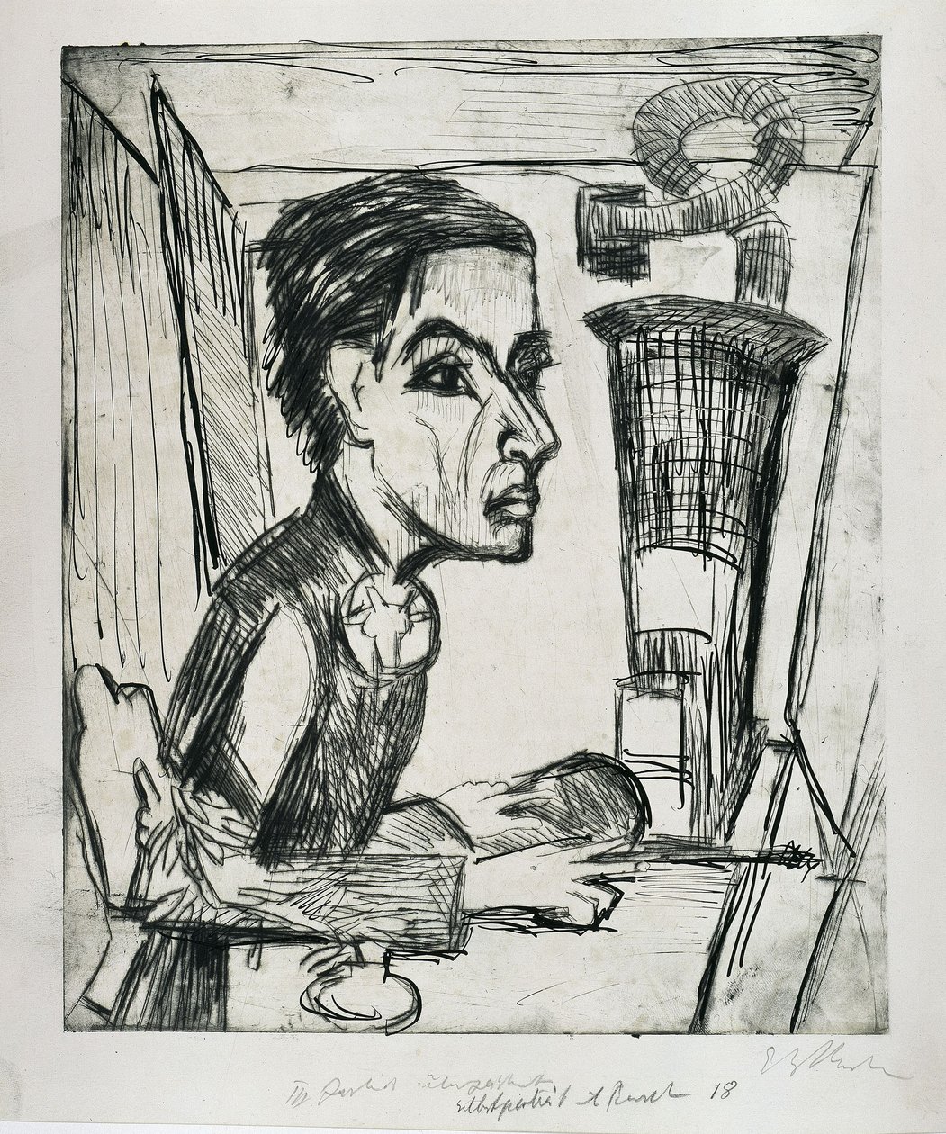 A festő alkotó: Ernst Ludwig Kirchner