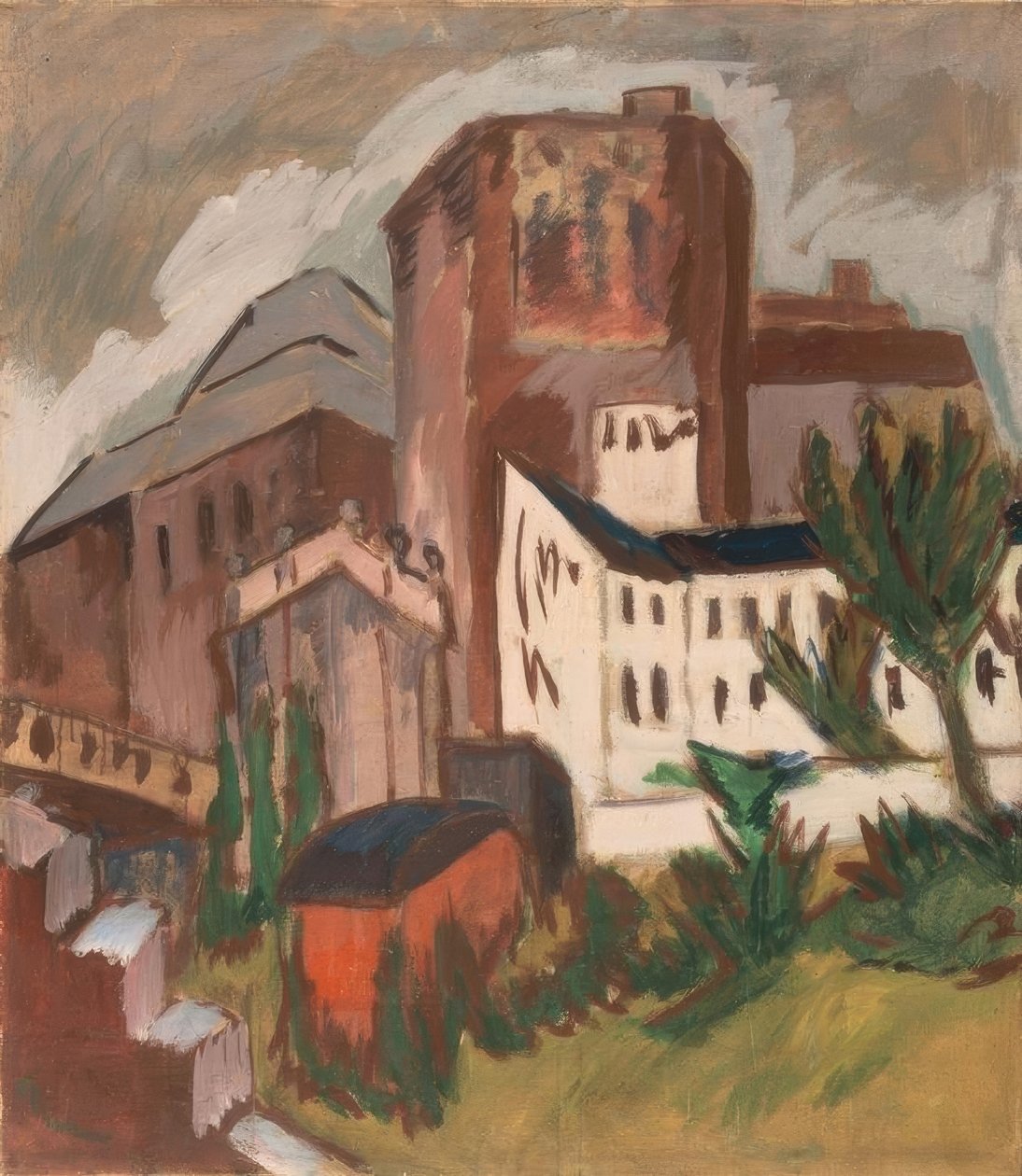A város tornya alkotó: Ernst Ludwig Kirchner