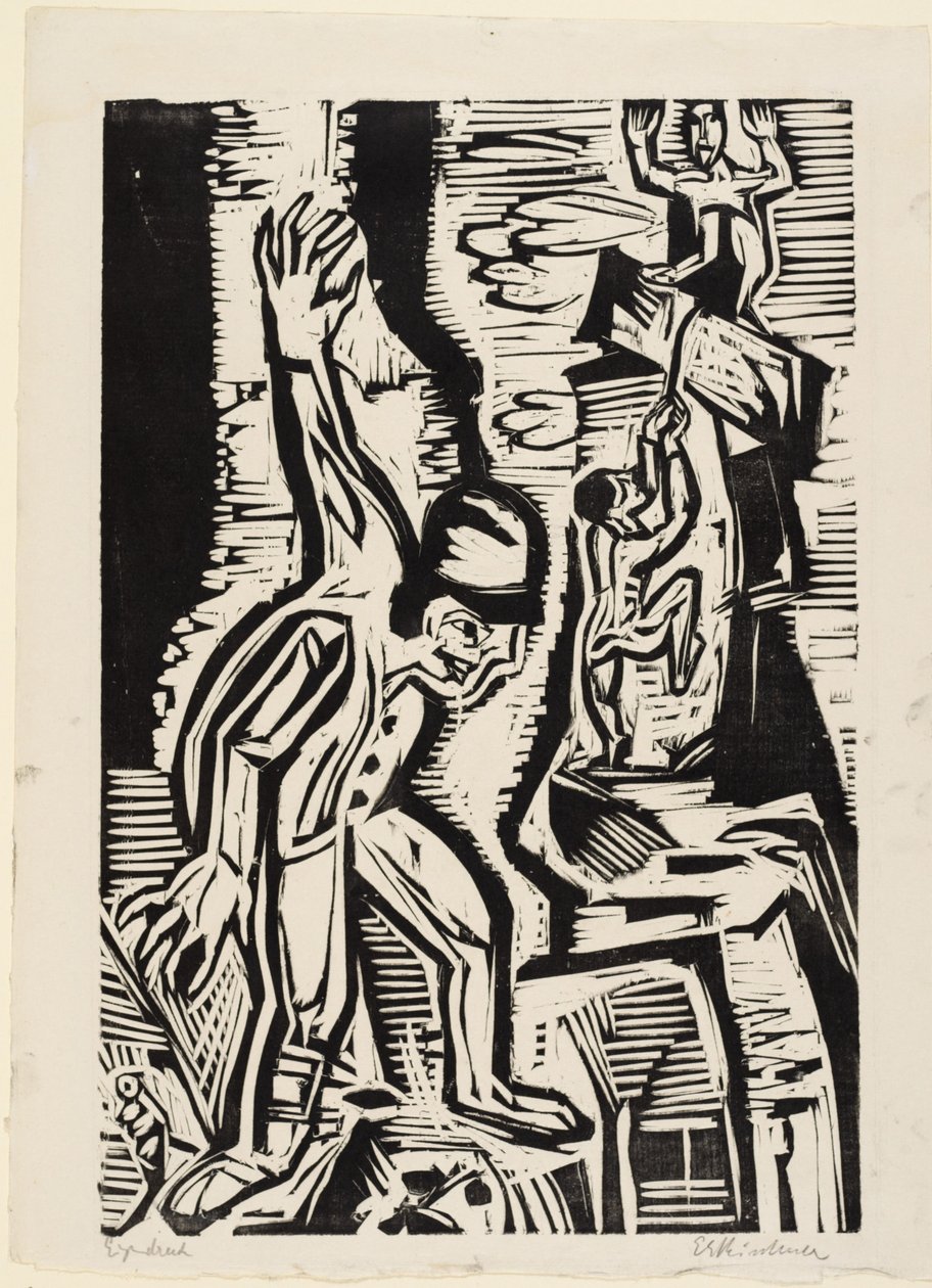 A hegymászók alkotó: Ernst Ludwig Kirchner
