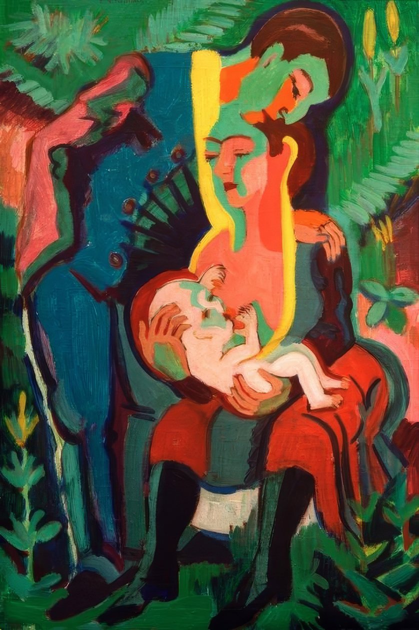 A család alkotó: Ernst Ludwig Kirchner