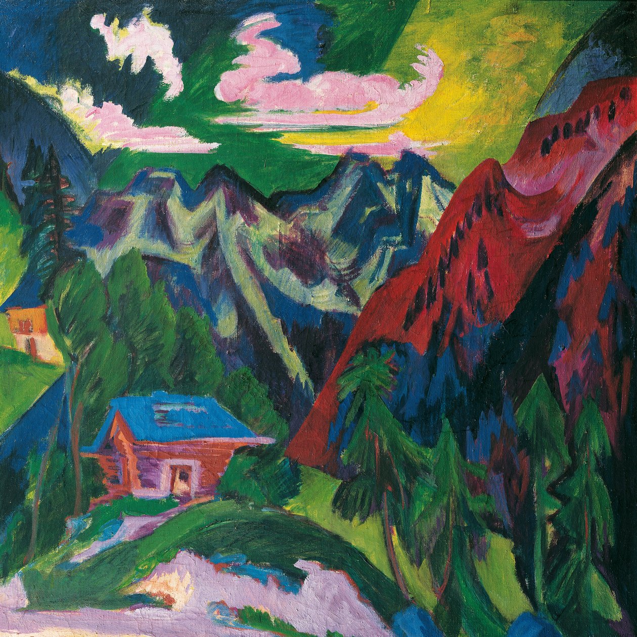A Klosters-hegység alkotó: Ernst Ludwig Kirchner