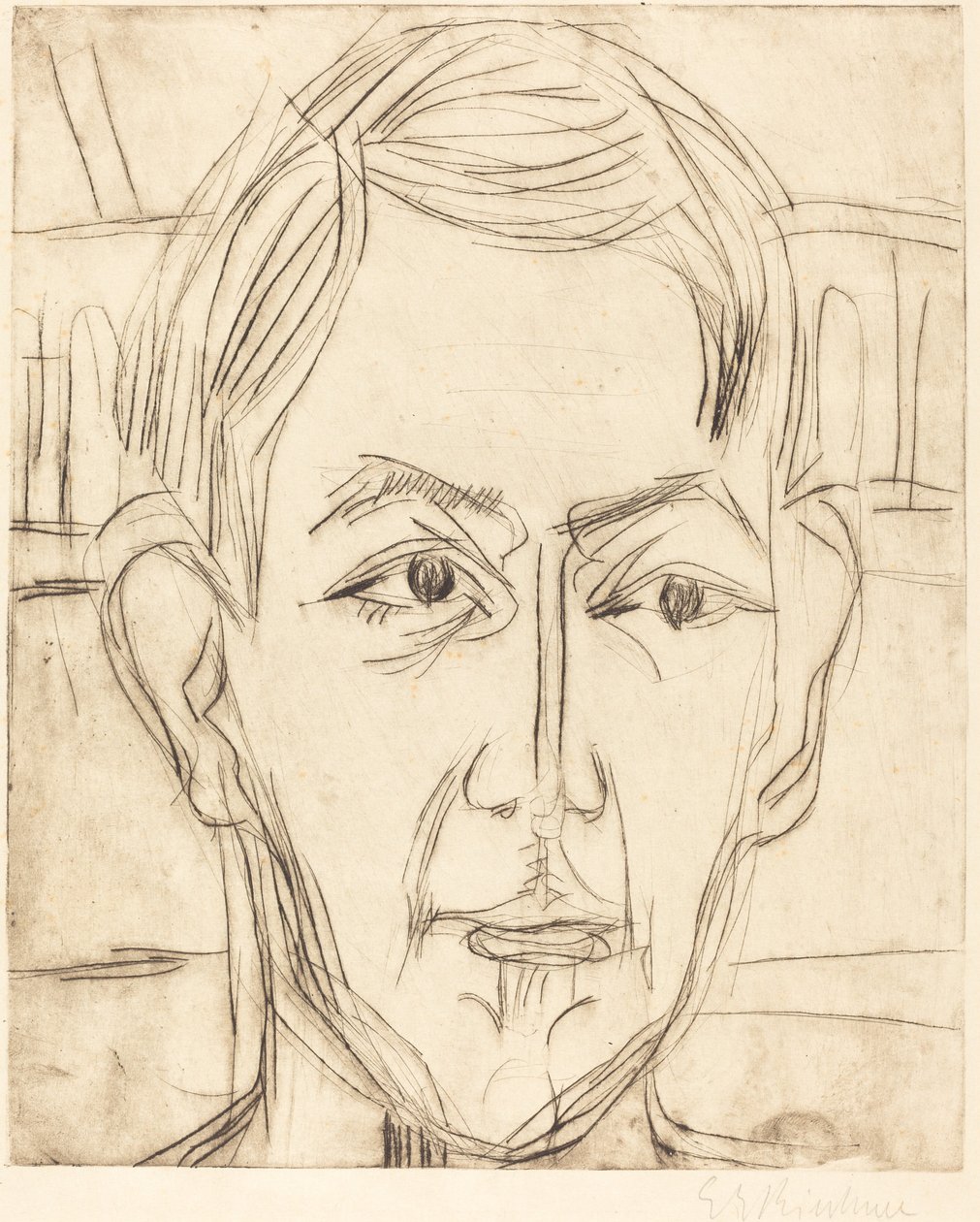 Dr. Hans Bütow alkotó: Ernst Ludwig Kirchner
