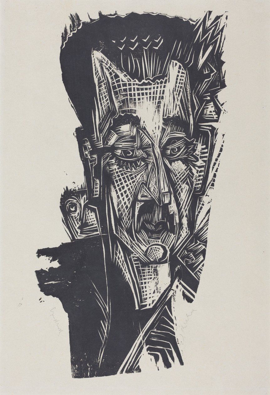 Dr. Ludwig Binswanger (Dr. Ludwig Binswanger fejtanulmánya) alkotó: Ernst Ludwig Kirchner