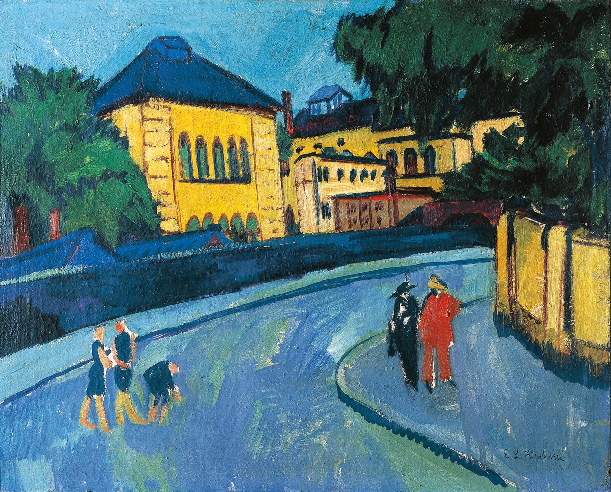 Drezda, Friedrichstadt alkotó: Ernst Ludwig Kirchner