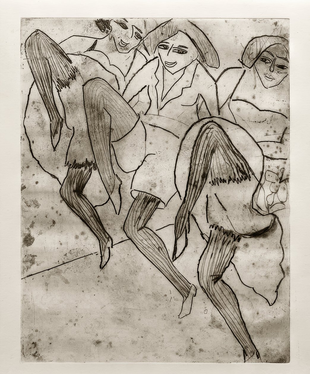 E.L. Kirchner, hamburgi táncosok alkotó: Ernst Ludwig Kirchner